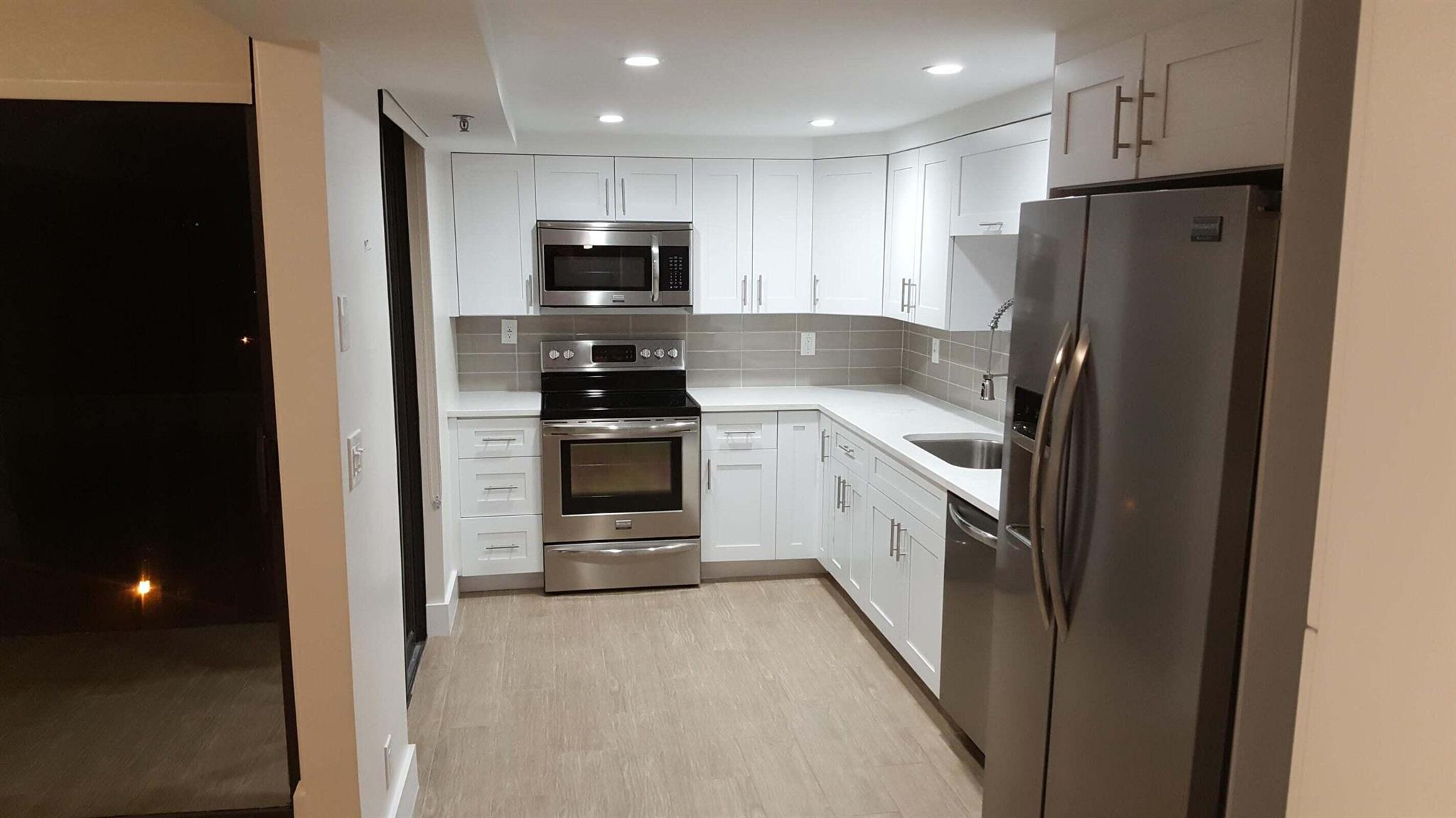 High-end gorgeous 2/2 condo on the fourth floor (out of seven). Totally renovated!! It is like moving into a brand new condo!! Unmatched decor. Italian porcelain flooring.Bedrooms are carpeted.The master fits a king size bed and the second bedroom a queen size.Newer A/C, hot water heater and full size washer/dryer. Golf course views.Cozy open floor plan with natural light.Ceiling to floor windows through-out with window dressings included.Cable,water and internet included in the rent. Pay only electric and renters insurance. NO MEMBERSHIP AVAILABLE.