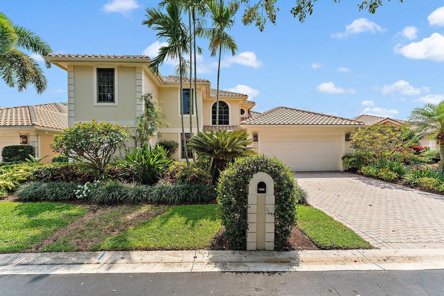 Spectacular, one of a kind, 5BR + Office/ 4BA/2CG waterfront home located in Southern Cay.  Home has updated interior, long water views, a newer roof (2018), 3 newer A/C systems & 2 newer HWH's.    Spacious interior offers over 3,800 s.f. of updated living space featuring cathedral and volume ceilings, and wood, tile & carpeted flooring.   The first floor offers open living & dining rooms, a kitchen & family room, master suite and two guest suites.  The second floor consists of two guest bedrooms with en-suite half-bathrooms and a shared separate bath, plus an additional beautiful office.   The kitchen has been updated with quartz countertops, newer stainless-steel appliances and also has an adjoining family room with access to the oversized covered/screened patio overlooking serene