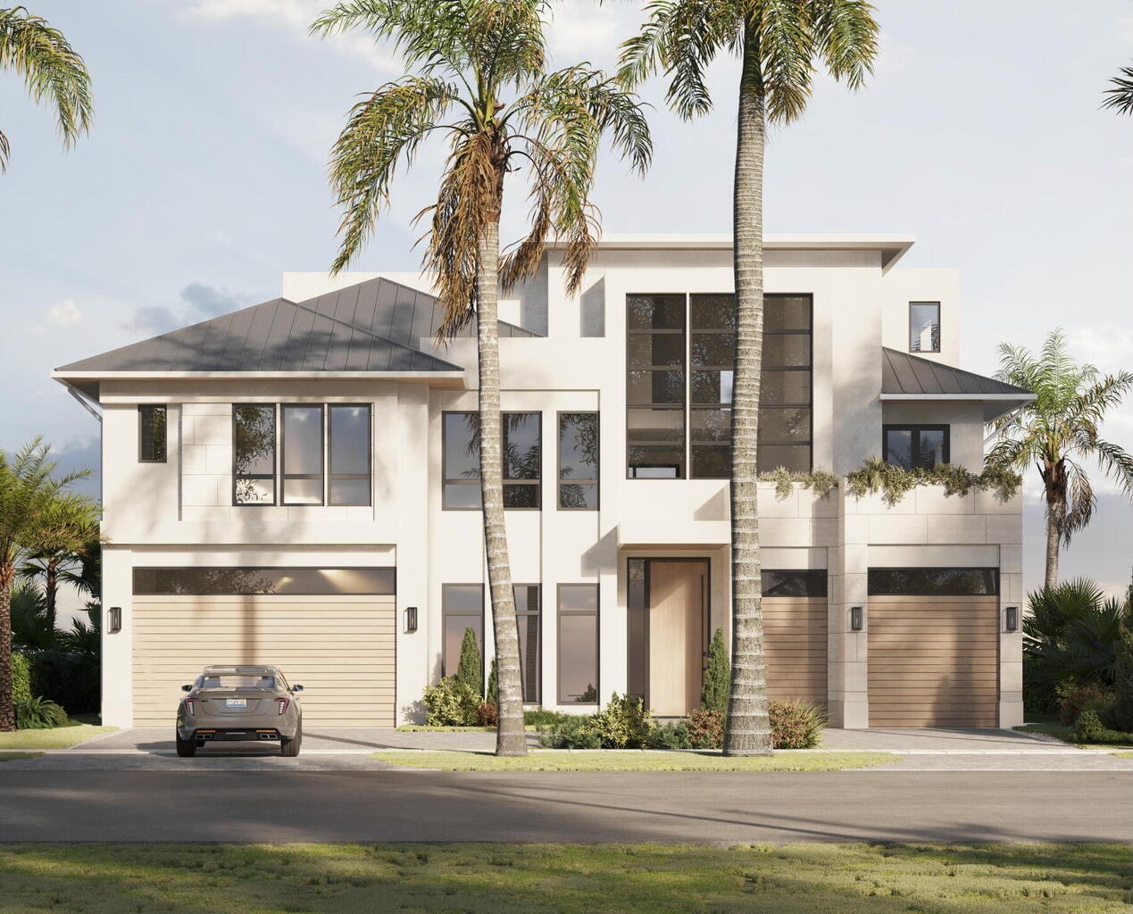 TO BE BUILT: Discover an exquisite luxury waterfront estate, featuring a soon-to-be-constructed three-story residence spanning nearly 7,000 square feet under air, situated on an elite waterfront lot within the renowned Boca Harbour community. This breathtaking home seamlessly blends expansive indoor and outdoor living spaces, boasting 7 ensuite bedrooms, a cabana bath, an office, two dens, an elevator, a club room, a three-car garage, and an additional golf cart garage. Crafted with a bespoke open floorplan, this residence invites abundant natural light throughout. Enjoy unobstructed waterway access with no fixed bridges and the advantage of southern exposure.