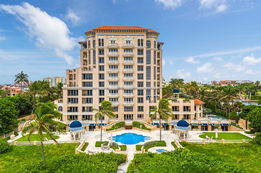 Perched on a pristine slice of Boca Raton real estate, with 300 feet of private beach to one side and the rich expanse of Lake Boca on the other, Excelsior has elevated the resort-style residential experience in South Florida. But as evidenced by Excelsior 16, one of only 27 luxury condominiums at the boutique development, what's inside also counts. In this case, the impeccably designed three-bedroom, three-bath unit (with one half-bath)--encompassing nearly 5,000 square feet of overall space--delivers the perfect marriage of sophistication and comfort. French doors and floor-to-ceiling walls of impact-resistant glass bring the dramatic oceanfront views inside, adding to the already bright and open aesthetic that permeates the living spaces and gourmet kitchen.