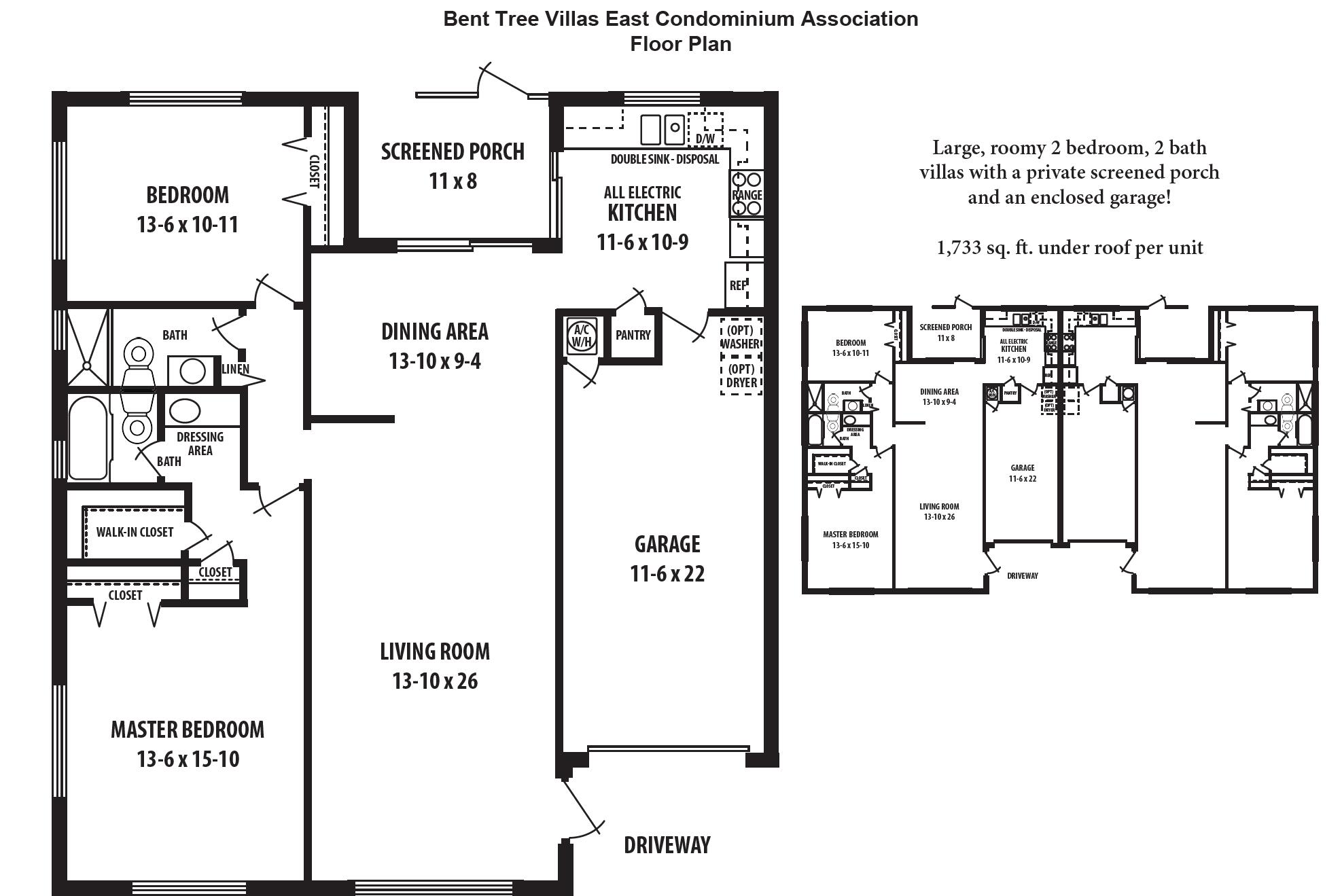 BENT TREE VILLAS EAST CONDO - Residential