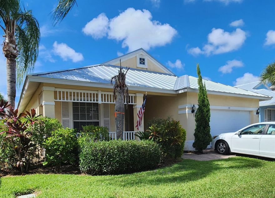 Don't miss out on this opportunity to own a beautiful home with a gorgeous view located in Magnolia Lakes. Enjoy your morning coffee or evening glass of wine with breathtaking sunsets on your uncovered or screen enclosed patio. Home has tile flooring throughout, wooden kitchen cabinets with granite countertops. The den can be used as a 3rd bedroom approx  (12x12) has no closet. An additional windowless room adjacent to the kitchen can be used as an office or playroom. Affordable HOA  includes resort style community amenities, cable, lawn care and on-site management. Very friendly Community with weekly activities for the whole family. Conveniently located in St Lucie West close to shopping, dining, major highways and beaches.