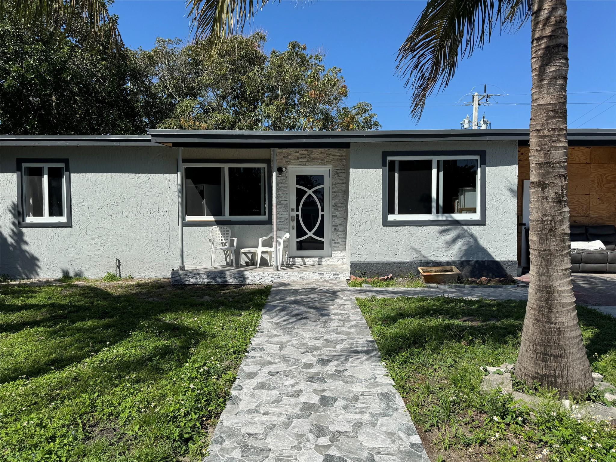 INVESTORS WELCOME! Discover this hidden gem in the heart of Pompano Beach! A charming single-family home with 3 bedrooms, 2 bathrooms, generous yard, and a prime location just minutes from the beach. Perfect opportunity for a fix & flip or to create your dream coastal escape. Renovations already underway with premium impact windows and doors installed. Walk to restaurants, shops, and parks while enjoying the lifestyle only South Florida can offer. High rental demand makes this a smart investment. hard money only. PRICE IS FIRM! Seller is motivated and ready to close FAST. Don’t miss your chance to turn this rough diamond into a profitable masterpiece! Full docs required to access interior.