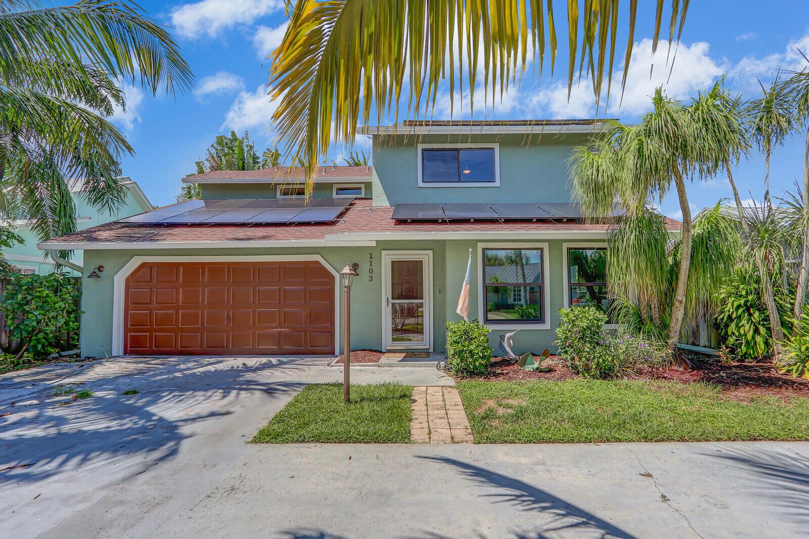 This spacious 4-bedroom, 2.5-bath pool home offers comfortable living in the heart of Palm Beach Gardens with no HOA. A 480 sq. ft. bonus area has been thoughtfully created in the garage, providing a flexible in-law suite, office, or recreation space -- easily convertible back to a full garage if desired.The updated kitchen features soft-close wood cabinetry with pull-outs, quartzite countertops, a farmhouse sink, new range and oven, newer refrigerator, washer, and dryer, plus a brand-new convection oven. A walk-in pantry provides excellent storage. The master bath has been tastefully remodeled, and the home boasts LED lighting throughout.Additional upgrades include: impact windows on the first floor, whole-house interior paint, central vac, generator hook-up (120v),