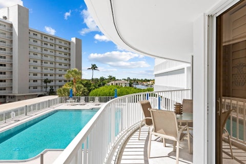 Photo of 3210 S OCEAN Boulevard #303, Highland Beach, FL 33487 (MLS # B26089938)
