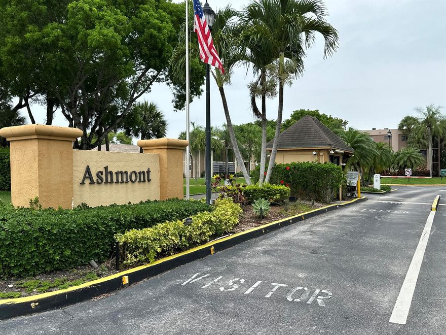 The Best opportunity to own in Ashmont, Tamarac, a 55+ gated community with a peaceful, country feel. This 1/1 top-floor corner unit in Ashmont / Kings Point features a kitchen open to the living-dining area, a spacious bedroom, and a bath accessible from either the bedroom or the living room for convenience. The unit includes an enclosed balcony and a utility room, and it's just a short walk to the pool. The association states , has reserves, and covers cable, internet, insurance, and water. The roof is 3 years old, NEW AIR CONDITION and the 40-year inspection was just passed. Community amenities include a state-of-the-art theatre, free air-conditioned bus services, indoor and outdoor pools, a jacuzzi, a sauna, tennis courts, bridge, mahjong, and more. The property is being sold ''As Is'
