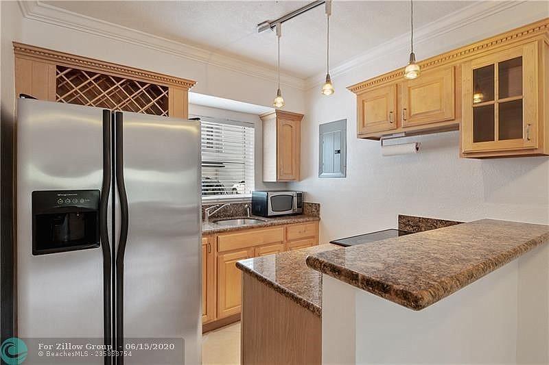 Available on Sept. 1st. Washer/Dryer and microwave oven were added inside the unit. A pedestrian paradise conveniently located 2 blocks from all the entertainment Las Olas has to offer. Unit's kitchen has granite and stainless steel appliances, ample closet space, in a quiet complex with heated pool. Only first month and 2 months security deposit needed. Very fast approval process. Rent includes water. Application $100.00. Currently tenant occupied, by appointment only. Please do not disturb tenants.