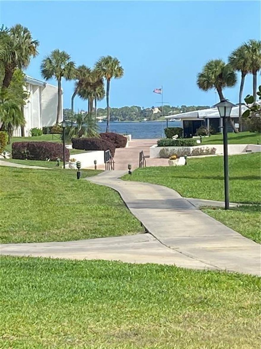 Water view,1st floor condo for rent in Stuart. Great location on St. Lucie River, this  2 bedroom 2 bath fully furnished condo has includes Cable, Wifi and all utilities except electricty. NEW flooring in Living room/dining room and hallway. 2 pools, BBQ area, Fitness Room, Club House and More. Active 55 years old plus community. NO pets please. Credit and Background check required. Available through December 2026.
