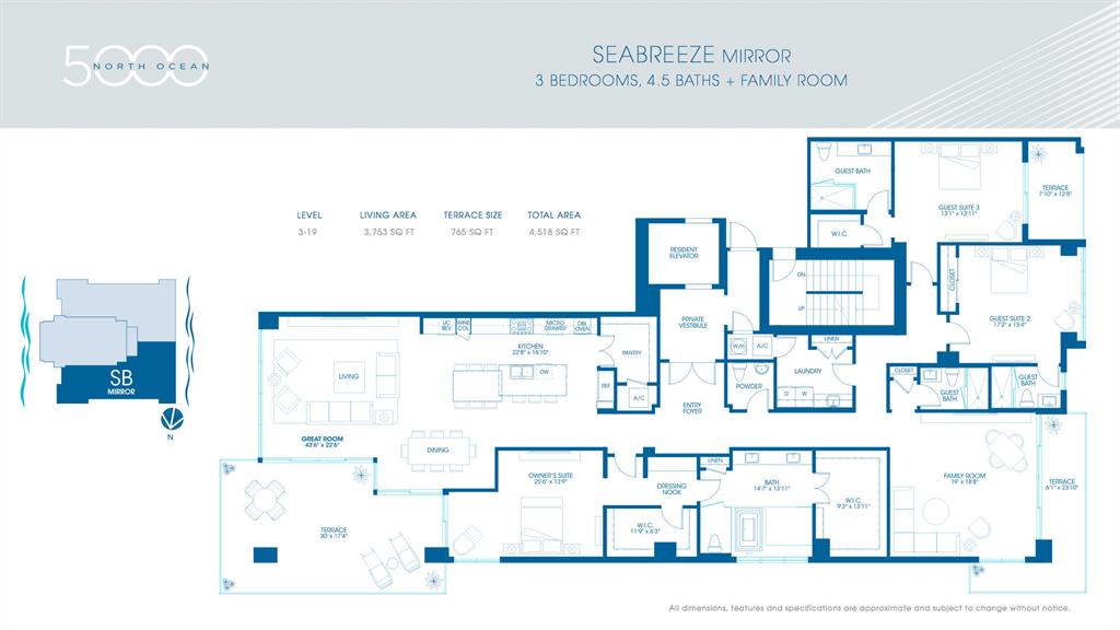 5000 NORTH OCEAN CONDO - Residential