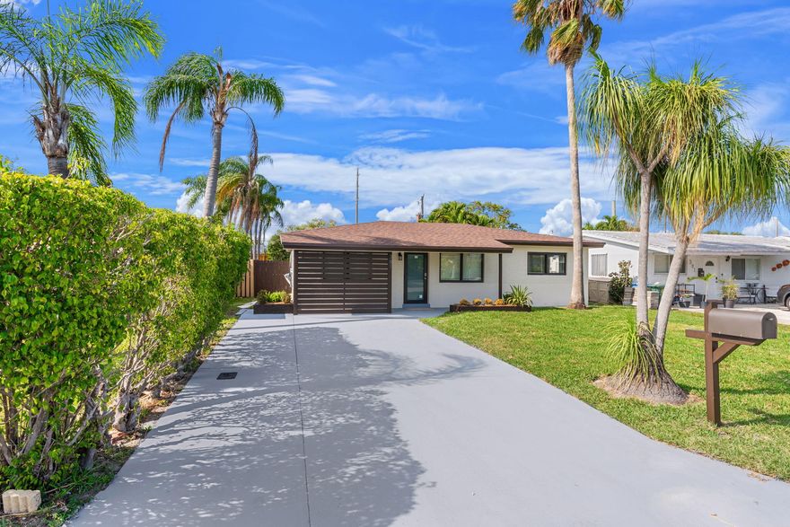 Fresh, clean, & completely dialed in- this Oakland Park HOM checks all the boxes. 3 miles from the ocean, minutes from the sand yet still tucked into a quiet residential setting. Enjoy quick access to the energy of Ft. Lauderdale, the charm of Wilton Manors, and the beachside vibe of Lauderdale-by-the-Sea—all known for top-tier dining, nightlife, & entertainment. Fast access to I-95. Upgrades include: New Roof, Impact Windows, Fresh Interior & Exterior Paint, Luxury Vinyl Flooring, New Baseboards, Trim, & Closet Systems, Updated Landscaping. Inside, the layout feels open, airy, & inviting, anchored by a huge family/dining area. Step outside to a spacious backyard designed for entertaining— plenty of room to create an ideal outdoor area. 4 Car driveway - NO HOA - SHED - Airbnb/Rental Ready