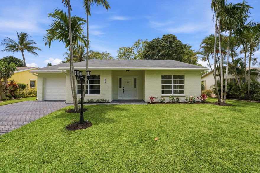 Come find your own piece of paradise with this beautifully renovated lake front home. The home features new floors, kitchen, bathrooms, appliances, and much more!  The home is located in the quiet and well kept community of Lucerne Homes East, which is a 55+ neighborhood. This is not your average 55+ community, in here you will find lower HOA fees, less rules, and people who just want to live well.  Come see the house today, you will not be disappointed!