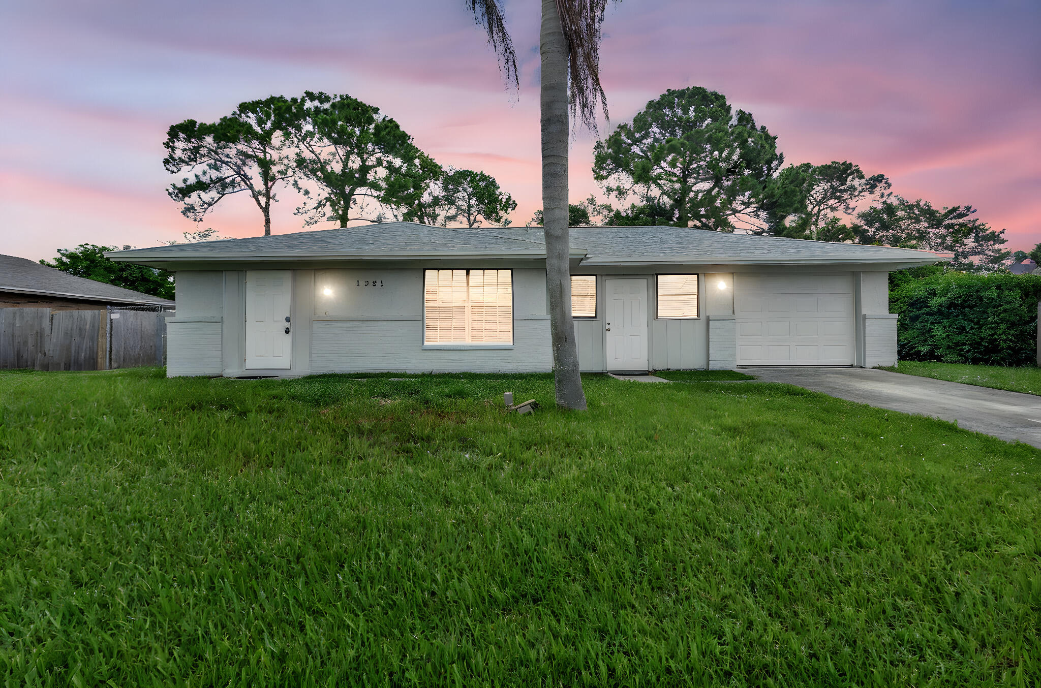 Welcome to your newly renovated oasis! This charming 2-bedroom, 2-bathroom concrete block home is a beacon of comfort and style. It has also an extra room that could be an office, den or 3rd bedroom. Step inside to discover a haven bathed in natural light, courtesy of windows that invite the outdoors in. The newly renovated interior boasts modern finishes and a neutral color palette, offering a blank canvas for your personal touch. The well-appointed kitchen is complete with sleek countertops, stainless steel appliances, and ample storage space. Two spacious bedrooms provide serene retreats, generous closet space, and large windows that frame views of the surrounding greenery.