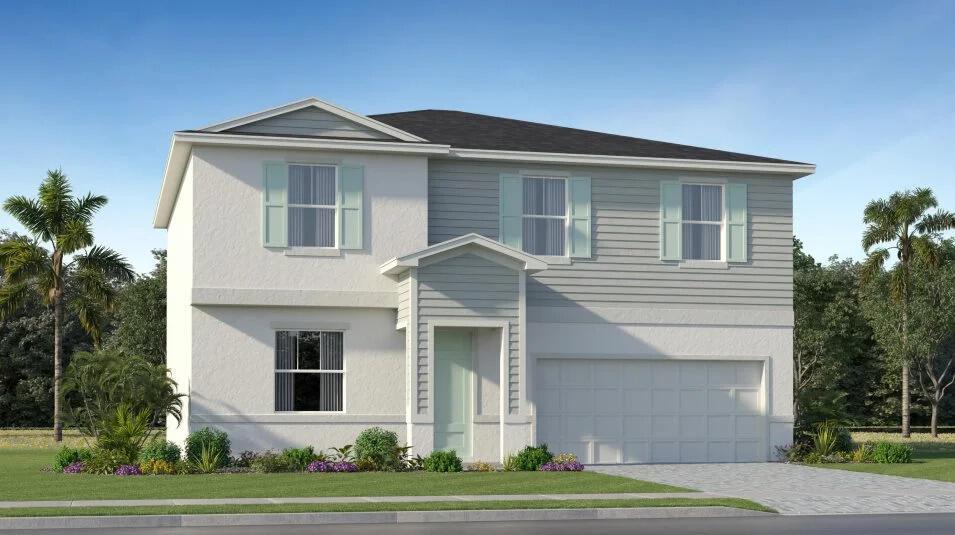 This two-story home effortlessly divides space for comfort and privacy. The first floor showcases an open floorplan among the family room, dining room and kitchen with a center island. A flex space at the front can serve multiple purposes such as an elegant sitting room or office. Upstairs are all four bedrooms, including a loft space and the large owner's suite with a private bathroom.Prices, dimensions and features may vary and are subject to change. Photos are for illustrative purposes only.