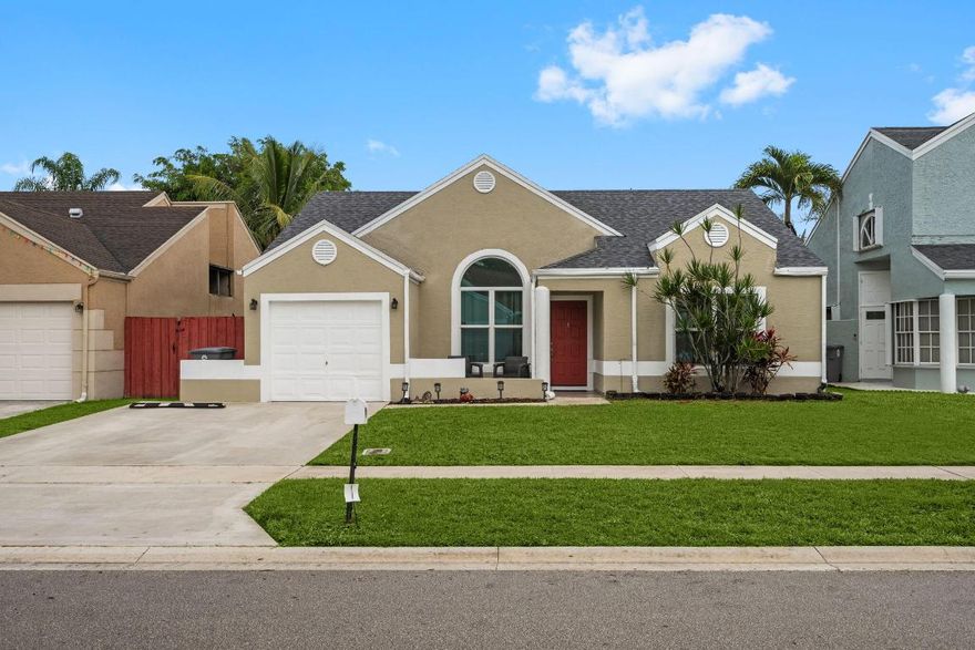 Don't miss this incredible opportunity to own this charming 3-bedroom, 2-bathroom home in a desirable Boca Raton neighborhood. Featuring high ceilings that create a bright and open living space, this home offers both comfort and style.
Recent upgrades include: impact windows, brand-new roof (2025), new dishwasher (2025), A/C (2020), and water heater (2020).
Well maintained with a great layout and conveniently located near shopping, dining, A+ rated schools, and major highways. Community amenities include a pool and tennis courts. Schedule a showing today!!!