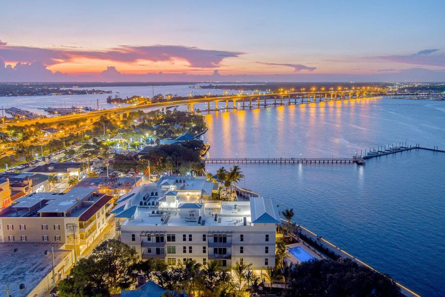 Enjoy Florida living at its finest in this stunning, brand-new, fully furnished top floor corner unit at Sailfish Cove! Offering 2 bedrooms and 2 baths, this residence features an open-concept kitchen, spacious living area, and oversized balcony ideal for relaxing or entertaining. Located in the heart of Stuart, this exclusive ocean-access riverfront community provides luxury amenities including a pool and jacuzzi, outdoor kitchen, rooftop viewing deck, and two elevators. Pet-friendly and close to downtown dining, shopping, and beaches. Seasonal rental rates available upon request, with a 90-day minimum stay. This is the perfect turnkey retreat or year-round residence on the Treasure Coast.