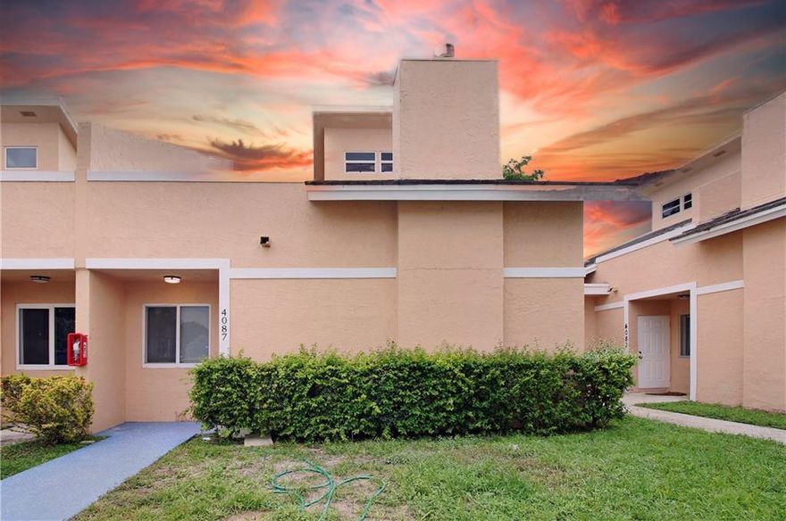 **MOTIVATED SELLER** WELCOME TO THE HAYLOFTS OF CORAL SPRINGS, THIS IS A UNIQUE CORNER TOWNHOME UNIT AND A LOFT STYLE HOME, FEATURING 2 BEDROOMS, 2 BATHS, WITH THE CONVENIENCE OF HAVING A BEDROOM AND A FULL BATH DOWNSTAIRS. SPACIOUS WALK IN CLOSETS AND AN OPEN BALCONY/EXTERIOR TERRACE ENTRANCE OF THE SECOND FLOOR. THIS UNIT OFFER AN UPGRADED KITCHEN, WITH PLENTY OF STORAGE AND AN INVITING LIVING & DINING AREAS COMPLETED WITH A REAL FIREPLACE FOR COZY NIGHTS. WATERFRONT, CANAL FRONT THIS UNIT OFFER FULL IMPACT WINDOWS AND DOORS, A LARGE EXTERIOR DEEDED TO THE UNIT EXTRA STORAGE UNIT. PETS ARE WELCOME & THE UNIT CAN BE RENTED RIGHT AWAY. MAINTENANCE INCLUDED WATER, SEWER, ALL EXTERIOR INSURANCES, ROOF, COMMONAREAS INCLUDING A COMMUNITY POOL, UNIT HAS TWO ASSIGNED PARKING SPOTS. ALL AGES