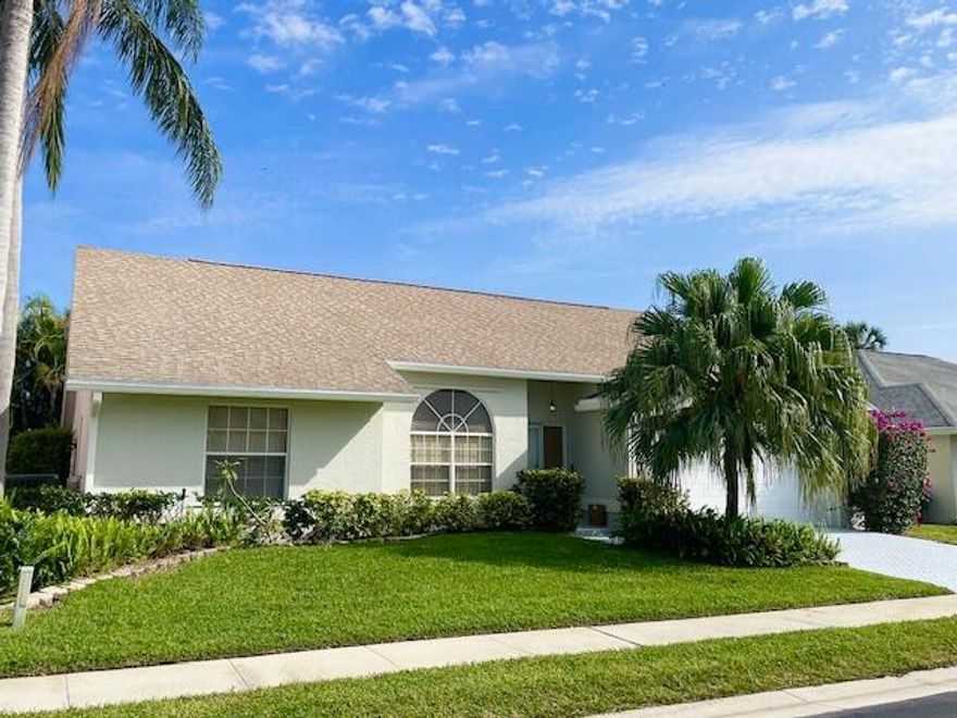 Fully Furnished 3 bedroom single family home located on the Golf Course in the Eagle Ridge section of Indian Creek. Available 2/1/26 for an annual rental at $3,800/mo which includes sewer, cable, internet, trash removal, landscaping & community pool.  Tenant pays water & electric.  Lovely split floor plan offers a large primary bedroom w/2 queen beds, ensuite bath & walk-in closet; 2 guest bedrooms; hall bath; vaulted ceilings; living & dining overlooking golf course; screened porch & golf front patio; updated kitchen; new shades, blinds & light fixtures; full sized washer & dryer. Light & bright, freshly painted, vinyl wood plank flooring (no carpet) plus a 2 car garage. Do not miss this great home!