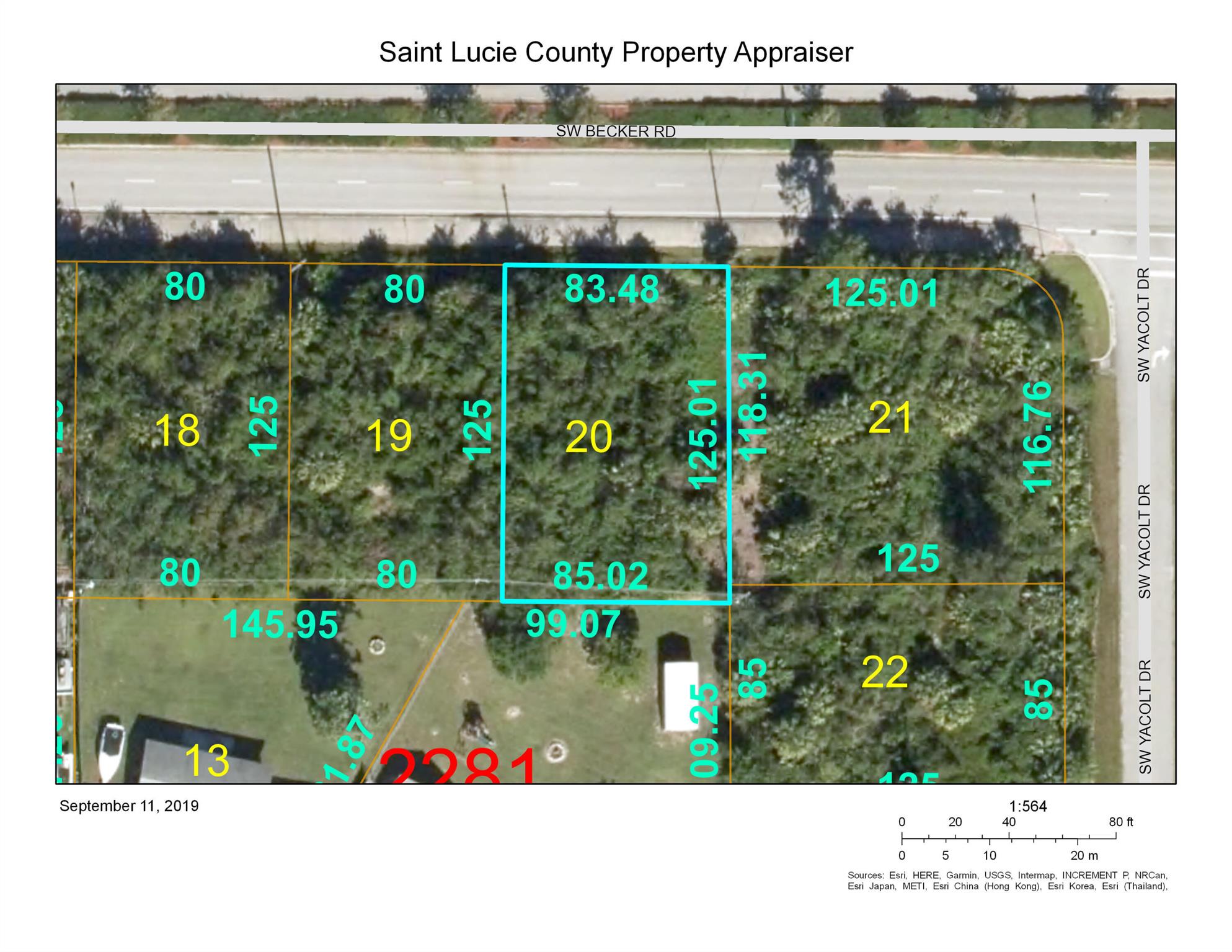 Great residential vacant lo on Becker Road