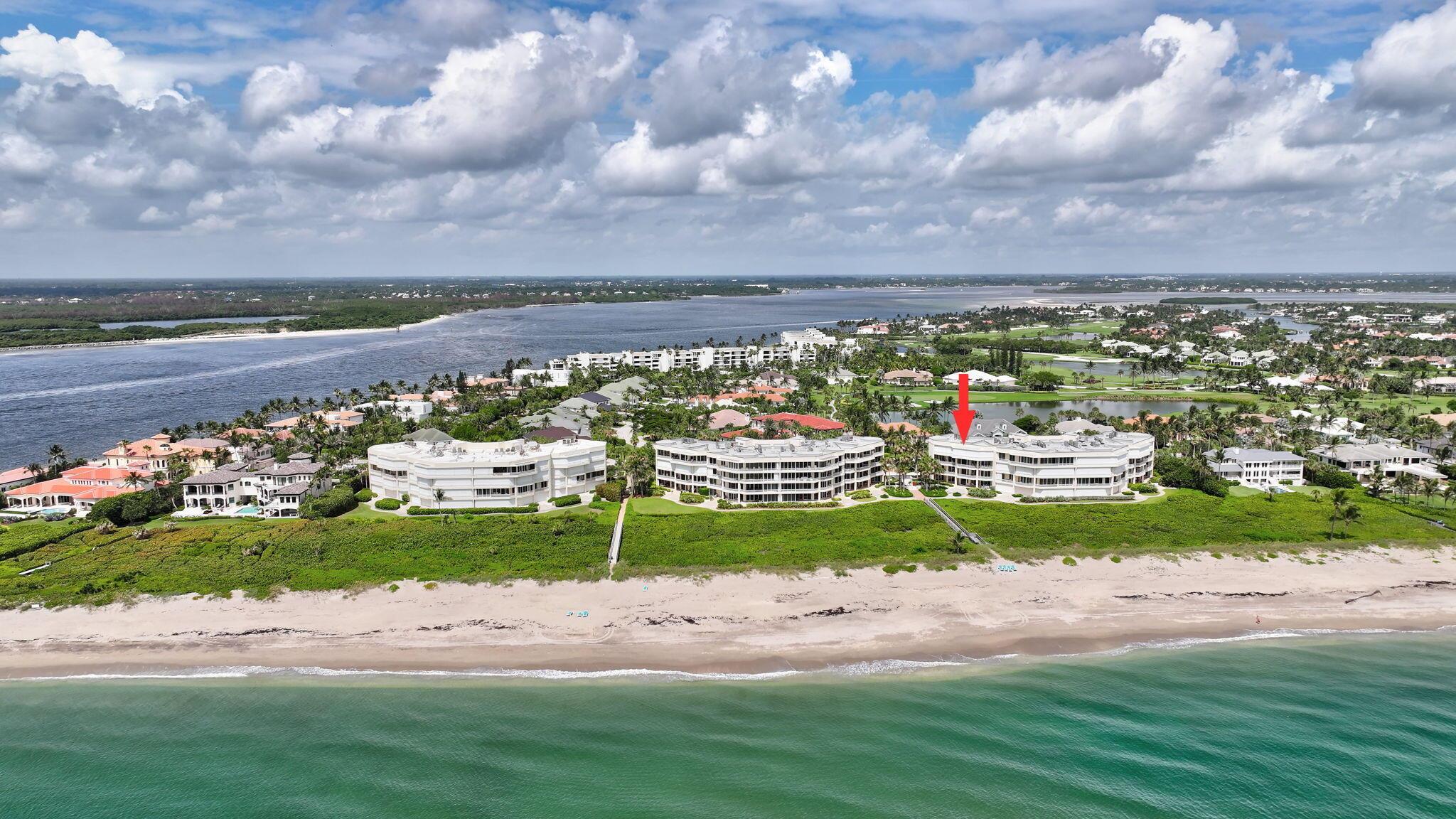 Dreaming of life at the beach? This coastal condominium in the coveted Ocean Isles building is your perfect escape. Enjoy breathtaking direct ocean views from nearly every room, sunrises from the east-facing balcony and sunsets from the west-facing balcony. This spacious 3 bedroom, 3 bath residence features open concept living, limestone floors, impact glass, and the privacy of just two condos per floor with elevator access. Also included are two under building parking spaces and extra air-conditioned storage. Located within the exclusive Sailfish Point community at the southern tip of Hutchinson Island, residents enjoy oceanfront Jack Nicklaus 'Signature' golf, a beachfront country club with five dining venues, a full-service marina with immediate ocean access, and a resort-style