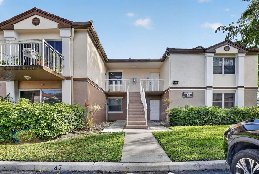 Welcome to this beautifully maintained condo in the sought-after Raintree community of Pembroke Pines! This spacious 1-bedroom, 1-bathroom residence at 1250 SW 113th Terrace #201 offers a perfect blend of comfort, style, and convenience.  Step inside to find a bright and open layout with generous living and dining areas, ideal for both everyday living and entertaining. Natural light fills the space, creating a warm and inviting atmosphere throughout. The kitchen provides ample cabinet and counter space, making meal preparation both easy and enjoyable. The bedroom offers a comfortable retreat with ample closet space, while the bathroom is well-appointed for both functionality and style. Enjoy relaxing moments from your private balcony, offering a peaceful setting to unwind.  Residents of this well-maintained community enjoy access to great amenities and beautifully landscaped surroundings, all within a centrally located neighborhood.  Ideally situated near shopping, dining, parks, and major highways, this home offers easy access to everything Pembroke Pines has to offer while maintaining a quiet residential feel.  Whether you're a first-time buyer, downsizing, or looking for an investment opportunity, this condo is a fantastic find.  Schedule your private showing today!