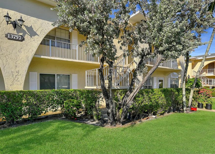 THIS CORNER CONDO IS IMMACULATE AND BEAUTIFULLY REMODELED. THERE'S LOTS OF NATURAL LIGHT COMING IN FROM THE RECENTLY INSTALLED IMPACT WINDOWS. TILED THROUGHOUT. ALL THE FURNITURE AND FURNISHINGS ARE INCLUDED TO EHANCE YOUR LIFESTYLE. ENJOY THE VIEW OF THE LUSHLY GREEN LANDSCAPE  ''GOLF COURSE''  FROM THE PATIO AND MASTER BEDROOM.