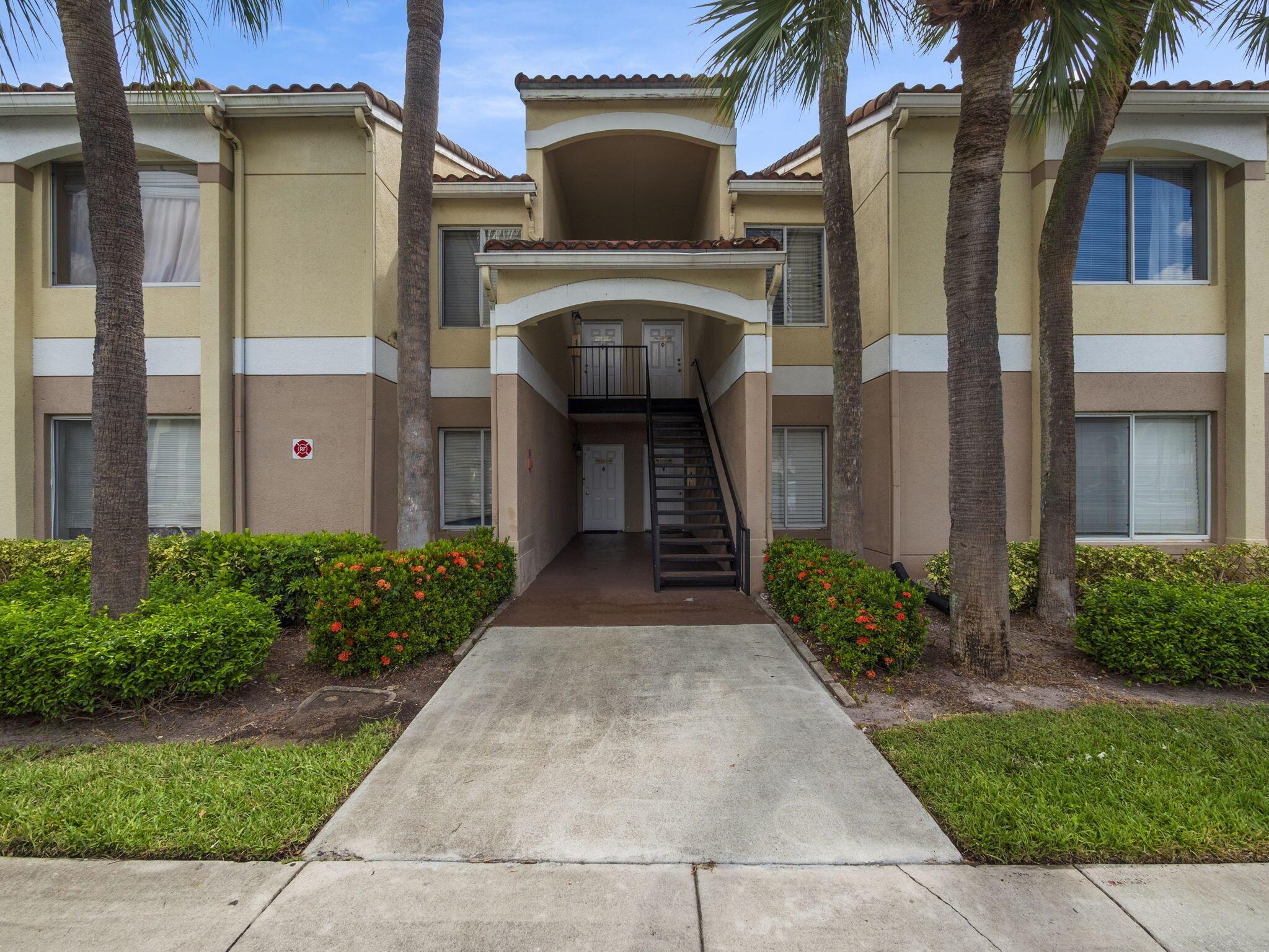 Spacious 2BR/2BA condo on the 2nd floor with high ceilings, natural light, and no rear neighbors or upstairs units. Features laminate wood floors (no carpet), separate dining area, oversized living room, full-size washer/dryer, newer A/C & water heater, plenty of storage, and primary suite with walk-in closet. Large screened balcony offers peaceful garden views. Furniture negotiable--available furnished or unfurnished. Casablanca Isles amenities include a heated pool, tennis, and a fitness center. Conveniently located near shopping, dining, medical facilities, I-95, Turnpike, golf, parks, and beaches.