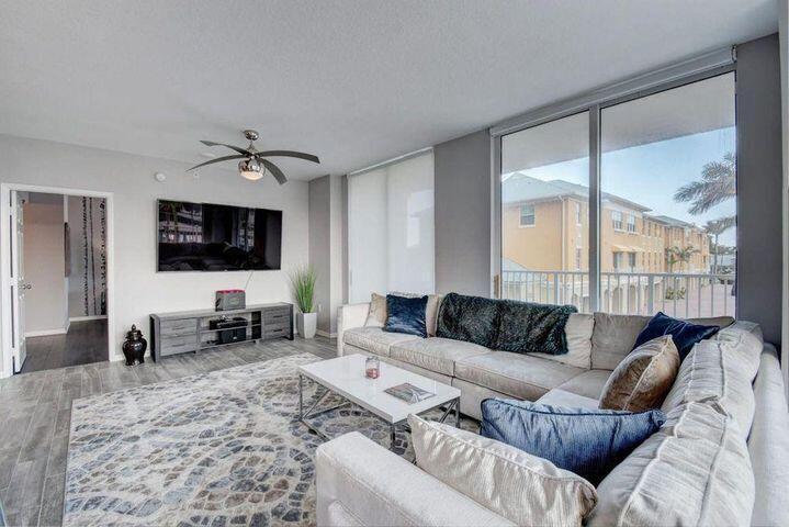 DESIRABLE CORNER UNIT FACING SE, VIEWS OF INTRACOASTAL, FISHING BOATS, DIVE BOATS, BEAUTIFUL INTRACOASTAL OCEAN AVE BRIDGE, LARGE 3/2 W/39' WRAP BALCONY, WALK TO OCEAN, RESTAURANTS, ENJOY RESORT STYLE LIVING IN MARINA VILLAGE. This condo is fully furnished with everything you need for your family. This great condo is ideal for your family and stay! Enjoy the fitness center, business room, club house and heated pool!