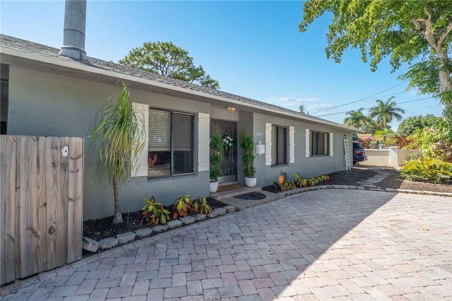 If you are looking for a house that is move-in ready with ALL of the big-ticket items done for you, look no further! This house was made for entertaining!  Private fenced yard with in-ground pool, spa, tiki hut with bar, fridge and sink, koi pond with waterfall.  Inside has plenty of "wow" factor too! New kitchen, new floors in living areas, soaring cathedral ceilings, fireplace, laundry room, huge open step-down shower in master suite. Walk in closet. Roof, interior & exterior painting both done in 2020. Plenty of parking with circle drive in front and driveway on the north side of the house. Great location east of Dixie HWY near Funky Buddah. Open Saturday 4/30/22 and Sunday 5/1/22 from 2-4 PM both days. Prior day notice for showings (pet).