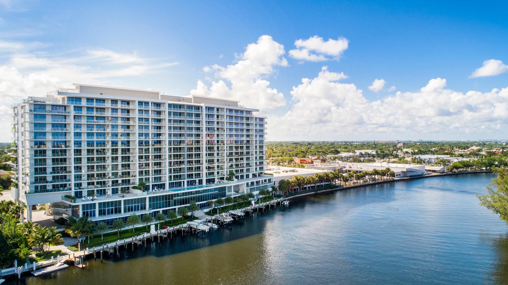 Situated in the best line of units, the 04's are in the center of the building with great views. RIVA residences offer the ultimate luxury waterfront living, facing directly East with panoramic views and stunning scenery, 72’ long terrace with a BBQ grill, a separate dining area for twelve people, two side to side parking spaces a few steps to the elevator, additional storage unit, kitchen is equipped with Italian cabinetry, Wolf & Sub-Zero appliances, pantry/laundry room with sink, soaking tub with jet streams and rain shower, resort style amenities include heated pool overlooking the Middle River, excellent gym with yoga room, sauna, steam & treatment rooms, 2-story resident’s lounge, 3 guest suites, 24/7 front desk attendant and valet parking for guests. Sunset deck with hot tub, etc.
