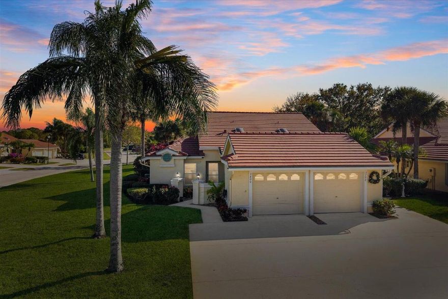 IMPACT WINDOWS! RENOVATED! MOVE RIGHT IN, JUST BRING YOUR BELONGINGS!
Completely renovated 2-bedroom, 2-bath corner townhome with a flex room, situated on a rare corner lot in a beautiful 55+ community. This bright, move-in-ready home features an open, functional layout with tile throughout, washer and dryer in unit, and a garage with an epoxied floor for a polished finish. The kitchen features custom cabinets, stunning quartz counter-tops, high end frigidaire gallery appliances, and plenty of space for cooking. Enjoy the oversized private back porch, ideal for relaxing or entertaining. With modern updates throughout and added privacy from its corner location, this turn-key townhome is perfect for full-time living, or seasonal use.