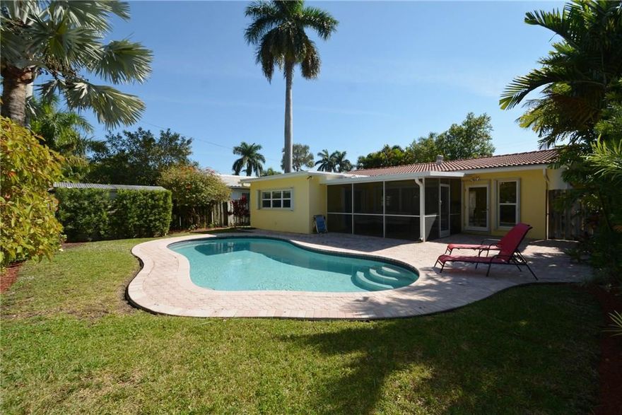 BRIGHT OPEN FLOOR PLAN IN THIS WONDERFUL FLORIDA HOME. 4 VERY LARGE BEDROOMS AS WELL AS PLENTY OF LIVING SPACE BOASTING WITH LIGHT. DOORS THAT LEAD YOU TO A BEAUTIFUL FENCED IN BACKYARD FEATURING A GREAT POOL AND A NEW SCREENED IN PATIO. LOCATED ON ONE OF THE NICEST STREETS IN HOLLYWOOD LAKES WITH JUST STEPS TO NORTH LAKE THIS HOME ALSO OFFERS A NEW A/C, ACCORDIAN SHUTTERS, SEPARATE FREE STANDING SHED AND SO MUCH MORE. SQ FTG CAN NOT BE VERIFIED AND MIGHT BE LARGER THAN TAX ROLL.
