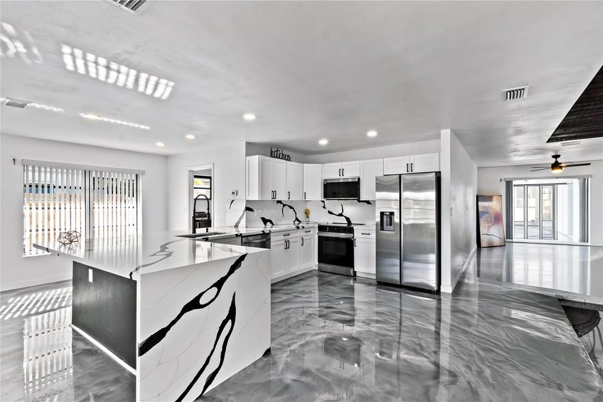 Enjoy modern living in this partially updated lakefront home with 3 bedrooms, 2 bathrooms, and a private pool overlooking the water. Freshly painted inside and out, this move-in-ready home features a remodeled kitchen with quartz countertops and new cabinetry—offering both style and function. Don’t miss this rare lakefront rental.
