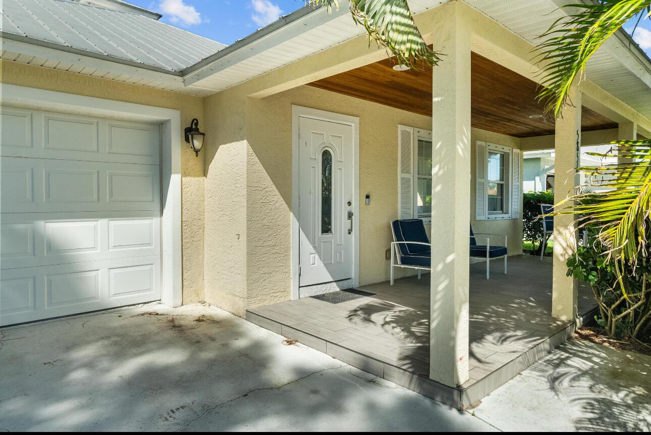 Beautifully updated Key West-style single-family home available. This 3 bedroom, 2 bathroom home offers just under 1,700 sq ft of living space on a very private lot with a fully fenced backyard--perfect for outdoor enjoyment and pets. All pets welcome.Interior features include high ceilings, a renovated kitchen and bathrooms, dual sinks in the primary suite, and a separate laundry room. The home is equipped with storm shutters and full hurricane protection for added security and peace of mind.Enjoy the charm and comfort of this move-in-ready home in a quiet, desirable location