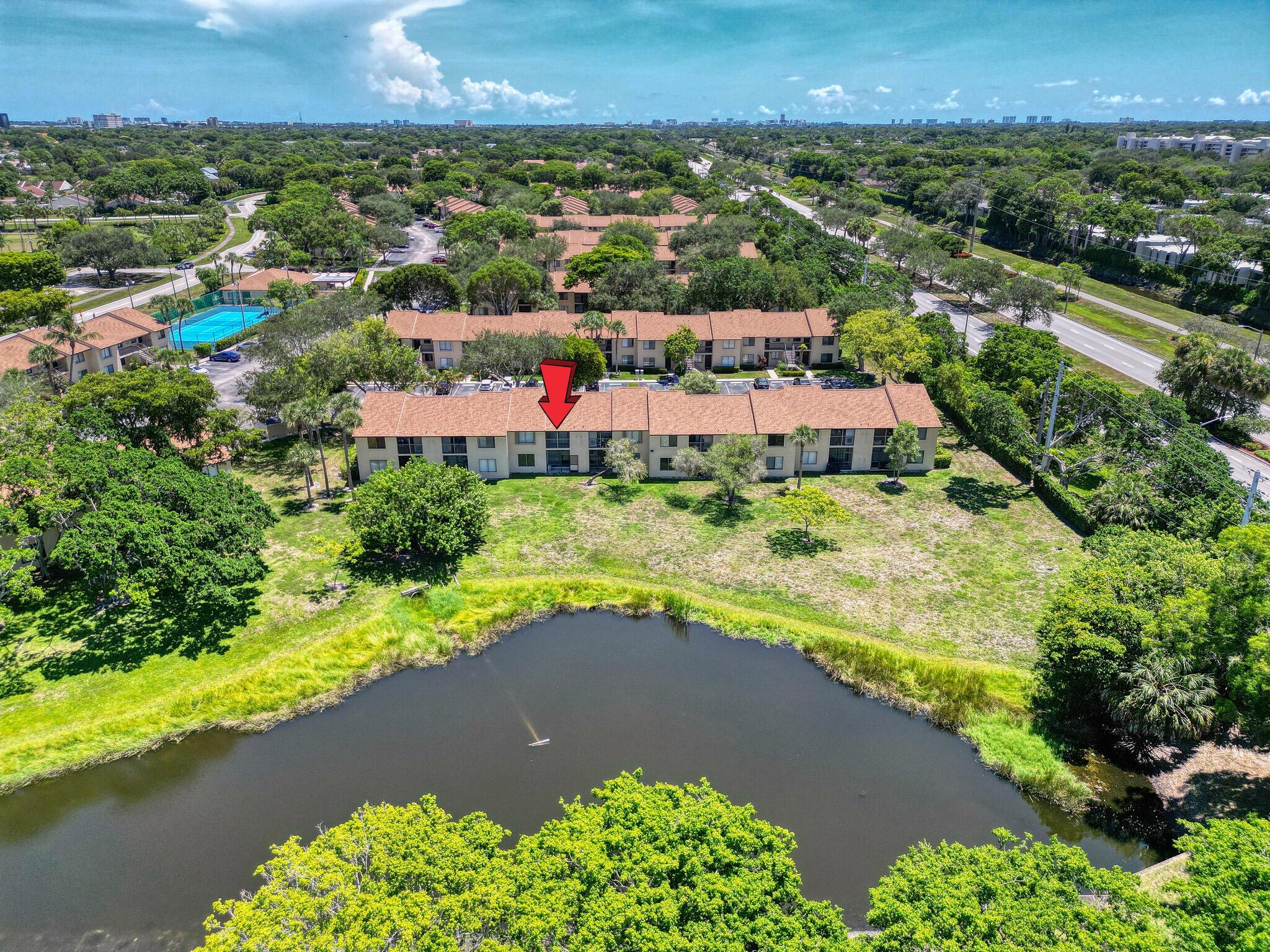 Welcome to this bright and spacious 2-bedroom, 2-bathroom condo in the desirable Kensington Walk community of Boca Raton. This updated and well-maintained second-floor residence features an open floor plan, abundant natural light, and a screened balcony perfect for relaxing or enjoying morning coffee. The updated kitchen offers generous cabinet space and a breakfast area, while the primary suite includes a walk-in closet and private bathroom. Additional conveniences include laundry in balcony closet and assigned parking. Kensington Walk is a charming, well-kept community offering amenities such as a resort-style pool, tennis courts, and beautifully landscaped common areas. Ideally located in central Boca Raton, residents enjoy easy access to shopping, dining, and entertainment at
