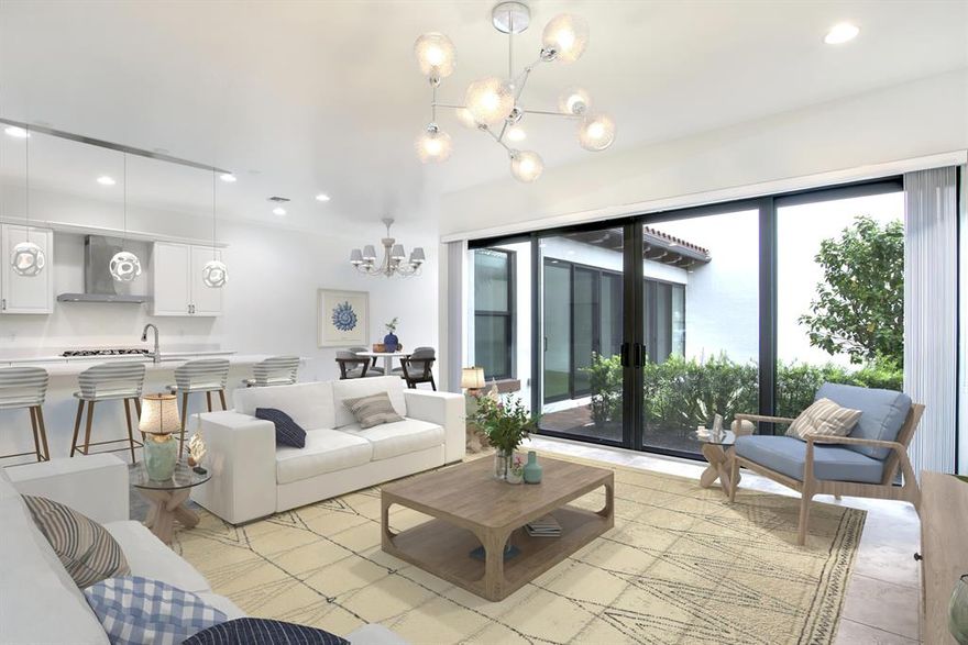 Full guest Apartment!! 4 bed 3.5 bath in Main house with a 1 bed 1 bath apartment with full kitchen above 3 car garage! This 3,922 square foot home's open floor plan, high ceilings, and ample natural lighting give a spacious and elegant feel to every room. Additionally, the home boasts fresh, modern finishes and plentiful space in each room. Only 450ft from amenities! Amenities include the resort style pool, basketball courts, pickle ball courts, tennis courts, a playground, full-sized gym, and business center. Conveniently located less than five minutes away from Alton Town Center offers numerous amenities including Publix, fine dining, personal care/beauty service store, dry cleaners, and medical facilities. Lastly, you're only 5 miles from the most beautiful blue beaches in Florida