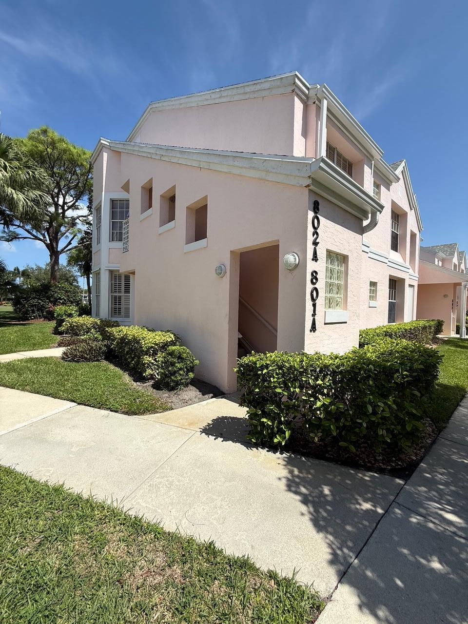 Welcome to Muirfield at Indian Creek located at the Golf Club of Jupiter a semi-private and daily fee course. This end unit 3 bedroom 2 bath condo is located next to community pool and golf course. Open floor plan with vaulted ceilings and bright eastern exposure. Your private patio has panoramic views of golf course but membership is NOT required. New roofs installed 2025 plus new air handler and condensor. This very well maintained condo has newer appliances and bonus comes furnished. Muirfied is less than 30 minutes to PBIA and 15 minutes to Jupiter Beaches. Easy central location to all Jupiter has to offer, restaurants, shopping, golf, entertainment and more. Don't miss out on this rarely available 3 Bedroom end unit condo.