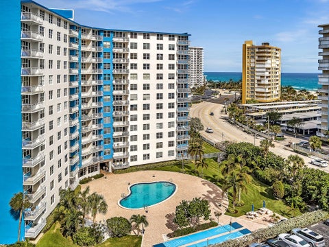 Tiny photo for 301 N Ocean Boulevard #709, Pompano Beach, FL 33062 (MLS # B26079806)