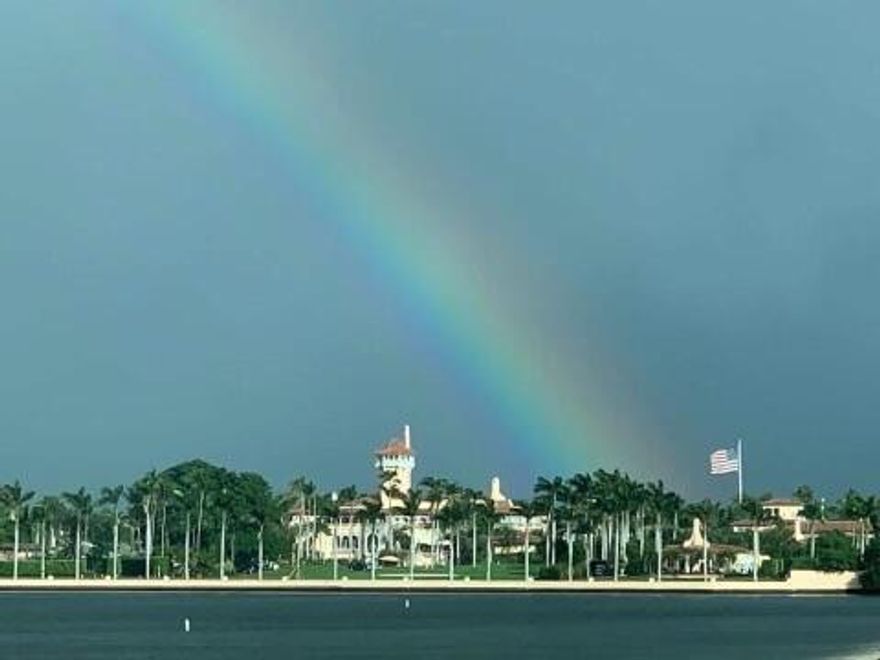 SPECTACULAR VIEW! 3BR2BA corner unit on the 8th floor in the Newly renovated Portofino South Condominium BuildingLarge terrace overlooks Intracoastal, Palm Beach Island, Mar-A-Lago Club and the Ocean. Updated Kitchen and Bathrooms and marble floors. Located near I-95, PBI Airport, Fantastic Shopping and Dining and minutes from Ocean and Beautiful beaches.Amenities include 24 hr. doorman, FT on site manager, large, heated pool, library, sauna, community/game room, bike room, storage , nice green spaces and day dock! Portofino South is pet friendly and HOA fee includes water, sewer, building insurance, internet, basic cable and on-site management