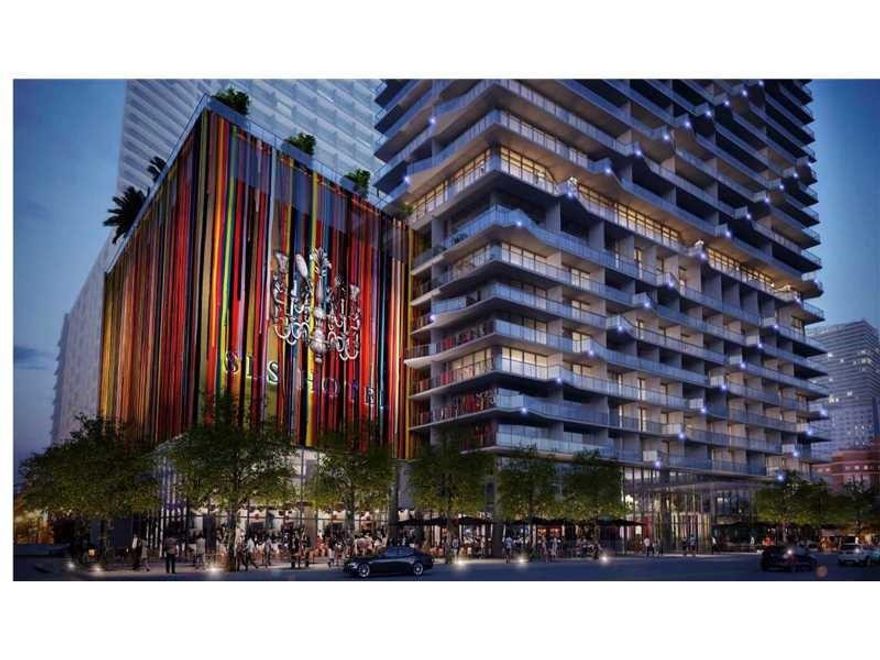 Beautiful 1bed/1.5 baths with a DEN apartment, right on the center of Brickell Area. Large balcony/Subzero and SS Bosch Appliances/Washer & Dryer inside unit/ Quartz Counter tops and back splash on kitchen. Build out closets, windows treatment, and high hats on ceiling. Beautiful porcelain like wood floors throughout. Enjoy water and city views of Miami in the comfort of a 5 star hotel with amazing interior design. Rooftop Pool, Full service spa fitness center, two pools, Two fantastic restaurants: Bazaar Mar by Jose Andres & Filia by celeb chef Michael Schwartz. VIP Access to SLS Hotel Services. Close to Brickell City center, supermarkets, people mover and much more! Easy to show.