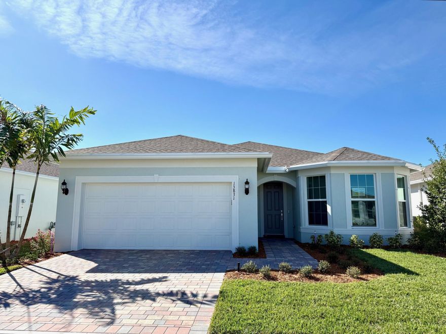 NEW CONTRUCTION:    Step into the spacious interior with extended gathering room and elegantly appointed Built In Kitchen.  Stunning plank flooring seamlessly flows throughout every room.   Glass doors at Den and 8' Interior doors added.   Fresh on-trend finishes adorn this gem of a home. Del Webb Tradition is in it's final phase of building.  Come elevate your Active Adult lifestyle before it's too late!