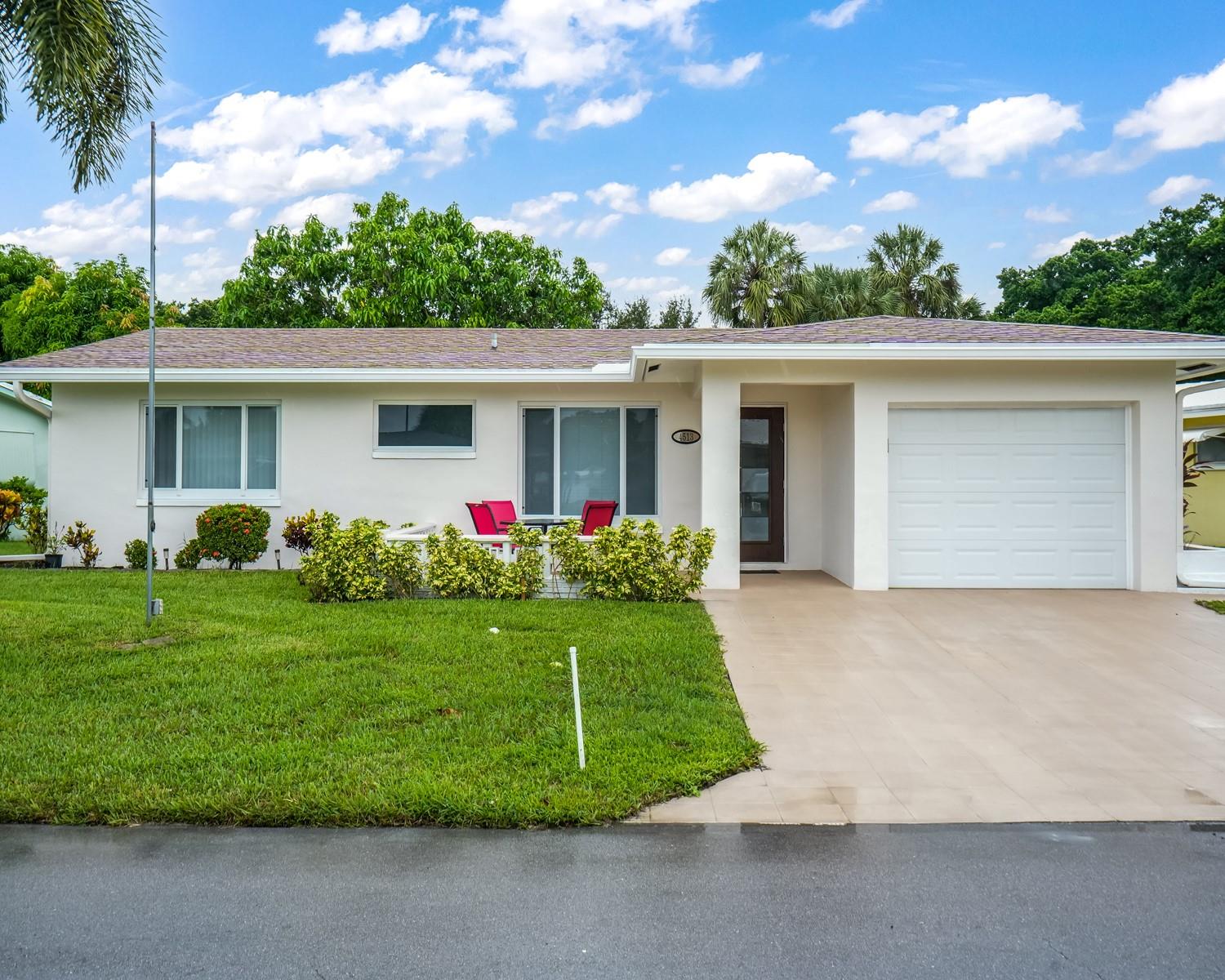 Experience this stunning, updated 55+ home in the sought-after Mainlands of Tamarac! Features include a modern kitchen, renovated bathrooms, new flooring, and an enclosed Florida room perfect for relaxing or entertaining. Spacious bedrooms offer comfort, while impact windows provide peace of mind. The one-car garage adds convenience, and the home’s prime location on the canal with direct access to the community park offers picturesque views and outdoor enjoyment. Low HOA of just $100/month keeps maintenance affordable. Don’t miss this beautifully maintained home—schedule your visit today and make it yours!