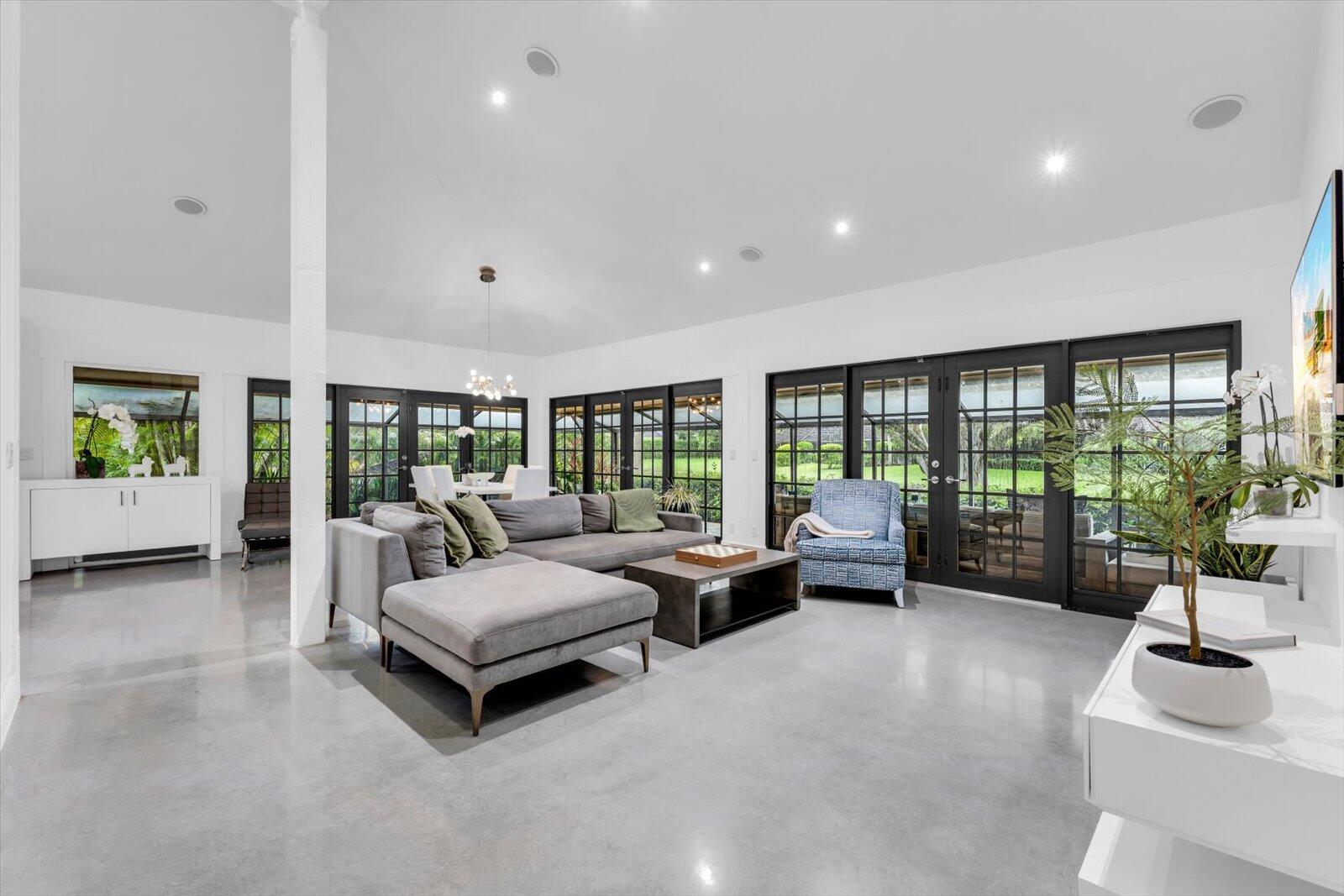 Bright and inviting, this 3-bedroom, 3-bath bungalow offers modern style and flexible living. Soaring vaulted ceilings and polished concrete floors set the stage for an open, contemporary feel, while the updated kitchen provides a sleek space for cooking and entertaining. The home also includes a converted garage featuring its own bedroom and bath, perfect as a private guest suite, home office, or rental opportunity. With thoughtful upgrades and a versatile layout, this property is both stylish and practical.