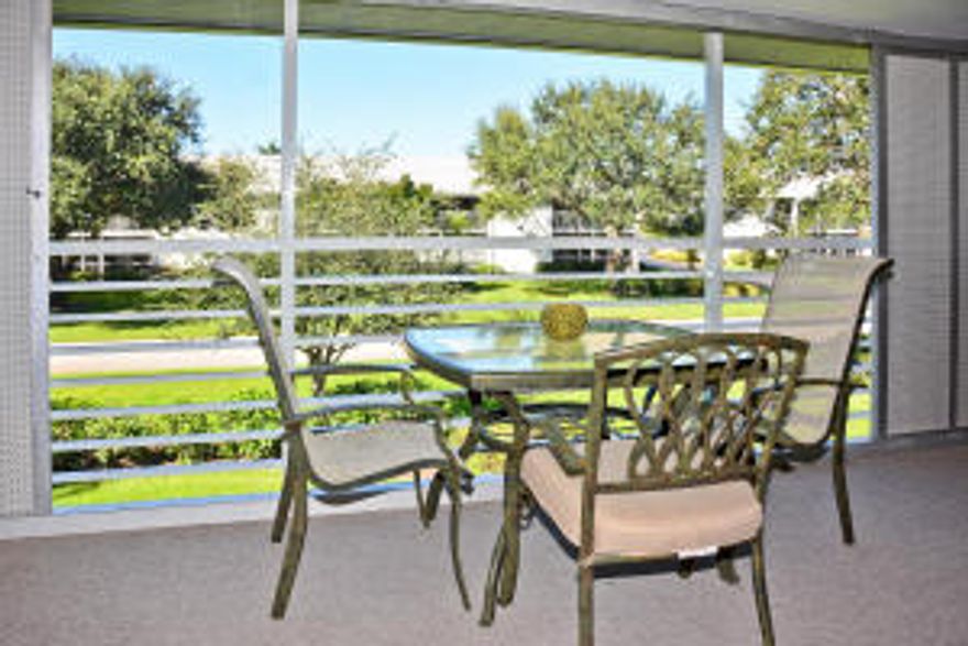 Great 2 bedroom, 2 bath immaculately kept condo in a well maintained, friendly, 55+ community. Active clubhouse has pool table, ping pong, and library. Enjoy the sun at one of the 2 large community pools. See Brokers remarks for showings.