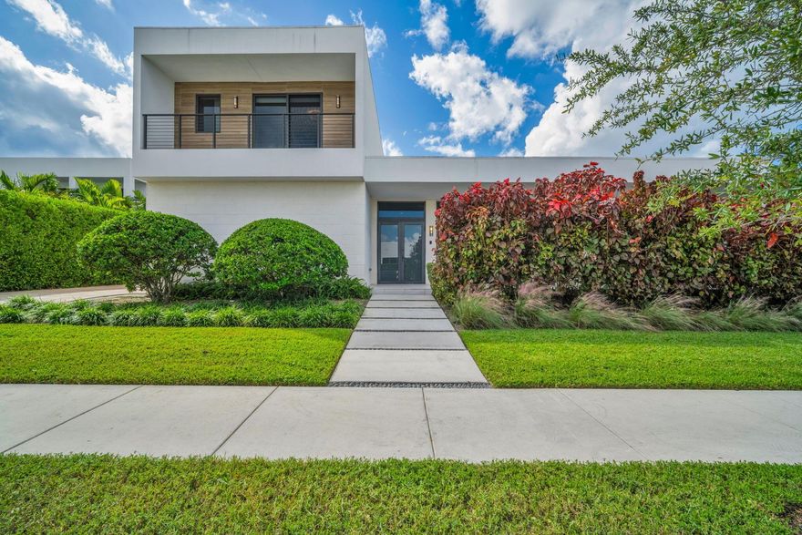 Spectacular O3A model designed by Chad Oppenheim, located in Botaniko; a private enclave of modern luxury residences set on 121 meticulously landscaped acres in Weston (ranked #8 Best Places to Live in the US). This residence features soaring ceilings, 5 bedrooms, 6.5 baths, in addition to a media room and staff's quarters. Entertain in a chef-inspired kitchen with European cabinetry, quartz countertops, Sub-Zero refrigerator/freezer & Wolf cooktop appliances. This home is fully integrated with SAVANT Luxury smart-home automation controlling all indoor/outdoor lighting, climate, security and entertainment systems. Outside, a saltwater pool and spa are surrounded by towering lush greenery providing serene privacy. Welcome to resort-style living with a sophisticated modern design.