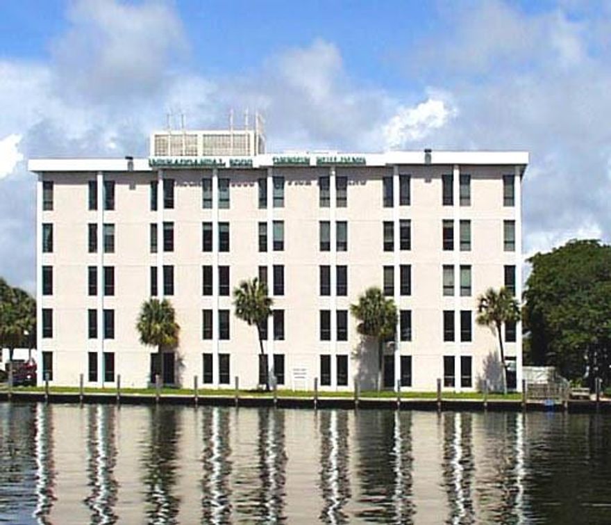WATER VIEW -1 Large Private Office. Located on the intracoastal. $19.00/sf Full Service Lease. Office building located on the Intracoastal, close to beaches, shopping, restaurants and more.