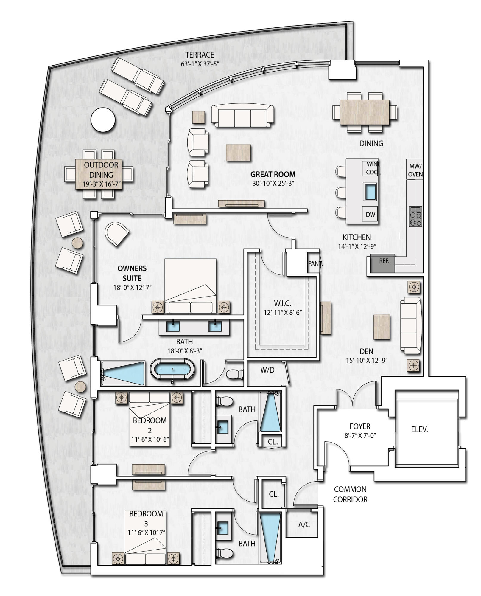 NAUTILUS 220 CONDOMINIUM - Residential Lease