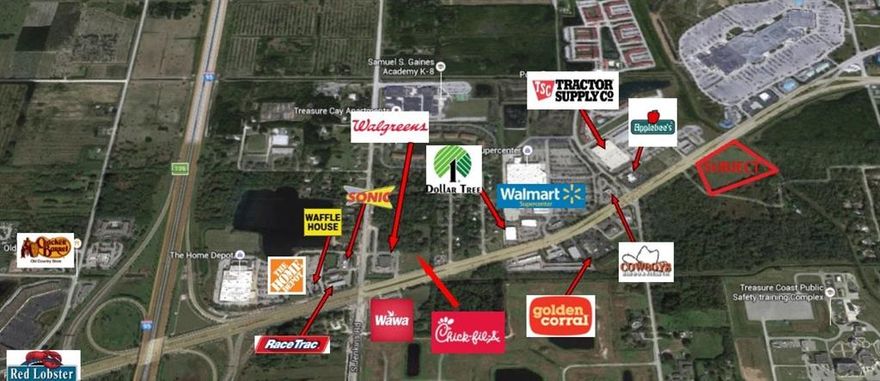 6 acre parcel right off I95 and the Florida Turnpike.  Great location. can be used for Commercial shopping center or up to 90 apartments with 135 parking spaces.