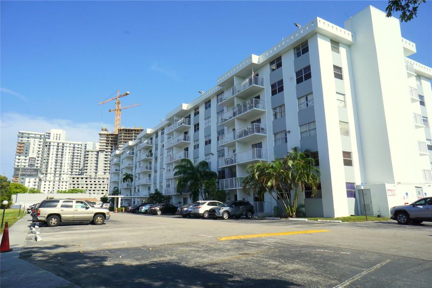 Perfect location for all needs. Condo unit  1 bed 1 bath  in North Miami Beach. Updated unit with tailed flooring located on 3rd floor with secure ease access. Just west of US-1. Walking distance to shops & restaurants. Minutes to the Aventura Mall. Short drive to the Ocean & Beaches. Freshly painted is ready for new owner. Community pool available. Hot water included in maintenance. A/C system just 4 years old. All ages. Ok to rent.  Pets up 25 lb. accepted. Waterfront building with lot of green area for walk.