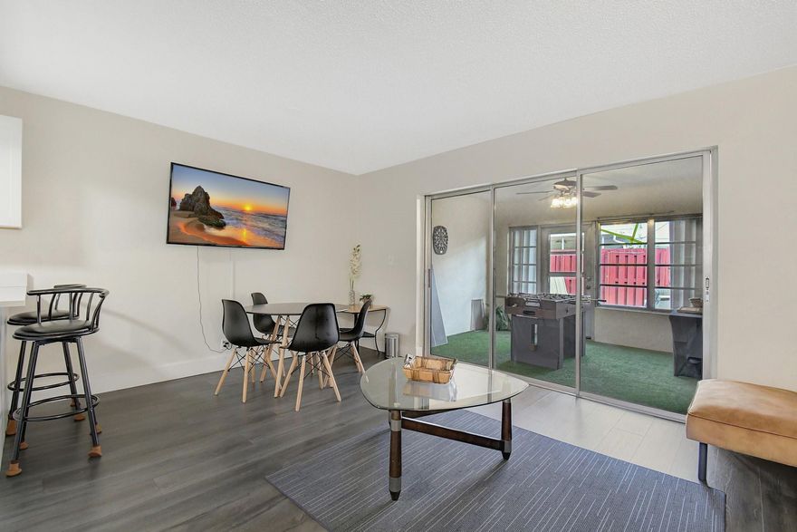 Looking for a solid, no-nonsense condo that’s fully furnished and ready to go? This fully furnished 2-bed, 1.5-bath townhome in the heart of Davie offers turnkey ease near FAU, Nova, and major amenities. The light-filled layout features a modern kitchen, in-unit laundry, and a private patio. A spacious second bedroom adds flexibility—ideal for guests or a home office. Whether you're investing, downsizing, or just starting out, this low-maintenance home delivers comfort, function, and location in one smart package.