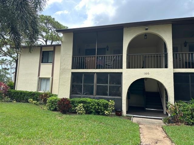 Welcome Home to the desirable 55+community of Pine Ridge South 3! Live in serenity within a Community that has it ALL! Sitting on the first floor for easy access, step into the Sun filled covered Porch where you can enjoy your morning Coffee. The unit features an open Floor plan with Ceramic Tiles throughout to easily walk around, a convenient Laundry room in the unit, 2 sizable Bedrooms with Large Walk-in Closets, a Large Bathroom with an Extra Linen Closet, and tons of Storage to keep all your belonging. Residents can enjoy a range of Amenities from a Clubhouse filled with entertainment, to a Community heated Pool to meet Friends, Bocce Ball, Tennis & Pickle Ball Courts to not only enjoy each day but to stay fit! PRIME location with easy access to Dining, Shops, Parks & Medical Centers.